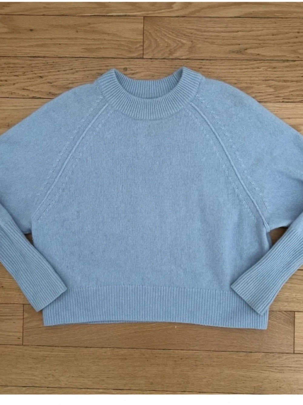 🩷 ultra soft and cozy dusty blue cashmere sweater🩷🩷🩷